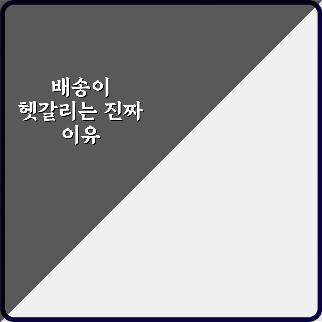 헷갈림 끝! 당일배송과 익일배송 차이 정확한 기준 5단계 총정리